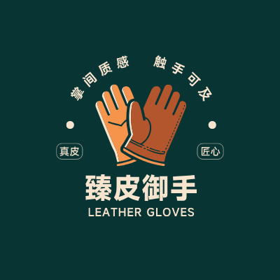 臻皮御手LOGO模板